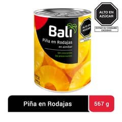 BALI - PINA EN RODAJAS BALI LATA X 567 GR.