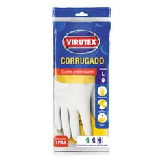 VIRUTEX - Guantes Virutex Corrugado Talla L