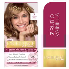 EXCELLENCE - Kit Tinte Capilar Excellence Tono 7 Rubio Vainilla