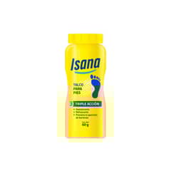 ISANA - Talco Para Pies Triple Acción Pack 2 Envase 60 g