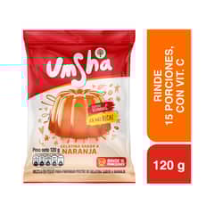 UMSHA - Gelatina Umsha Sabor Naranja Bolsa 120 g