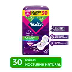NOSOTRAS - Toalla Higiénica Nosotras Buenas Noches Empaque 30 und