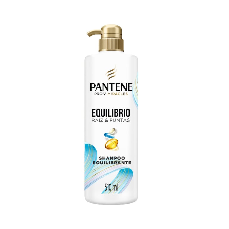 Shampoo Pantene Equilibrio Raíz y Puntas Botella 510 mL