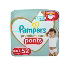 PAMPERS - Pañales Premium Pampers Care Pants Talla XXG Empaque 52 Und