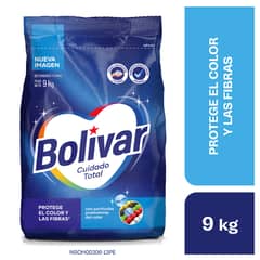 BOLIVAR - Detergente en polvo Cuidado Total Bolsa 9 Kg
