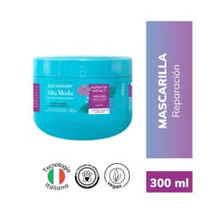 ALTA MODA - Mascarilla Keratin Impact Envase 300 g