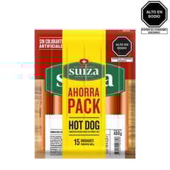 SUIZA - Pack Hotdog Suiza 400 g + 200 g