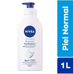 NIVEA - Crema Corporal Hidratación Express Envase 1 L