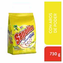 SAPOLIO - Detergente Sapolio Polvo Aros Poder Limón Bolsa 730 g