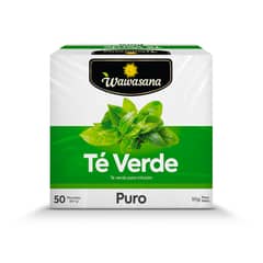 WAWASANA - Infusión Té Verde Puro Wawasana Caja 50 Sobres
