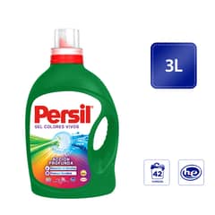 PERSIL - Detergente Líquido Colores Vivos Acción Profunda Envase 3 L