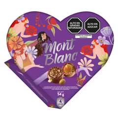 MONTBLANC - Bombones Surtidos Corazón Morado Empaque 54 g