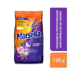 MARSELLA - Detergente Lavanda y Rosas Bolsa 730 g