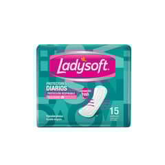 LADYSOFT - Protectores Diarios Ladysoft Clásicos Empaque 15 Und