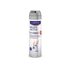CURITAS - Desodorante para Pies Spray Silver Active Envase 150 mL