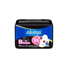 ALWAYS - Toallas Higiénicas Always Noche Suave Empaque 8 Und