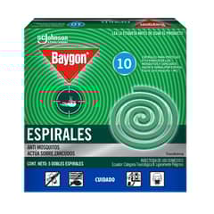 BAYGON - Espirales Insecticida Baygon Pack 10 Und