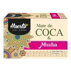HUERTO DEL EDEN - Infusión Muña Huerto del Edén Pack 20 Und 20 g